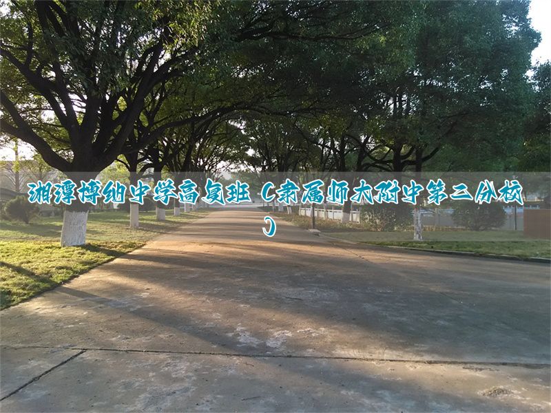 湘潭博纳中学高复班(隶属师大附中第二分校)