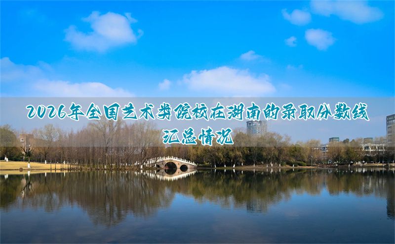 湖南艺术类院校录取分数线__湖南艺术学校分数线