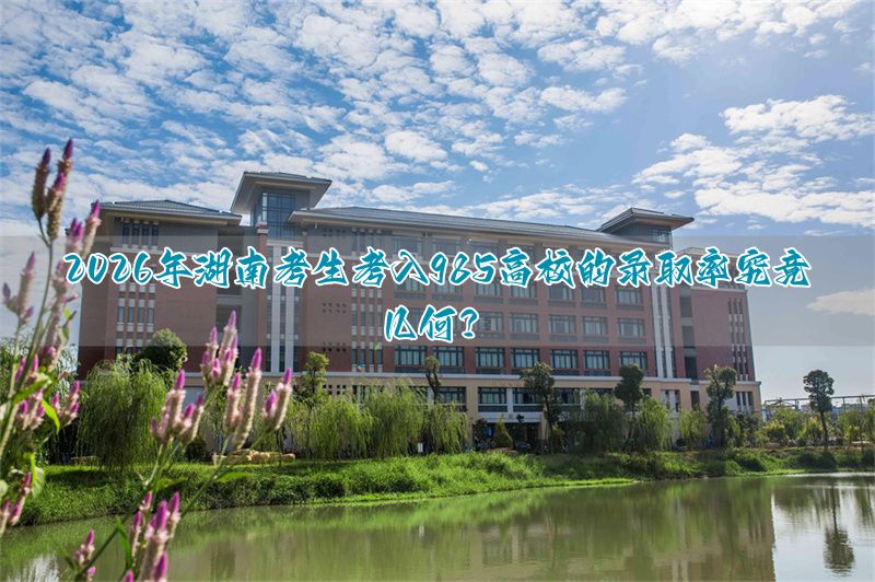 湖南大学生录取率_湖南省高考大学录取率_