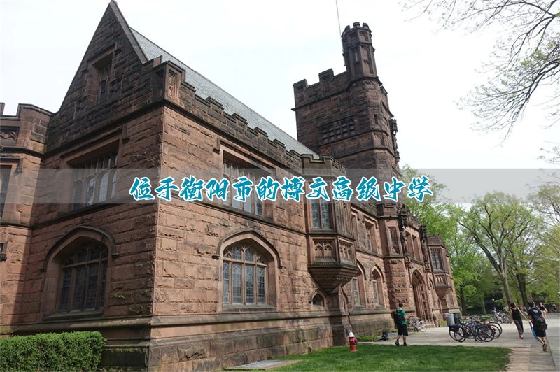 位于衡阳市的博文高级中学