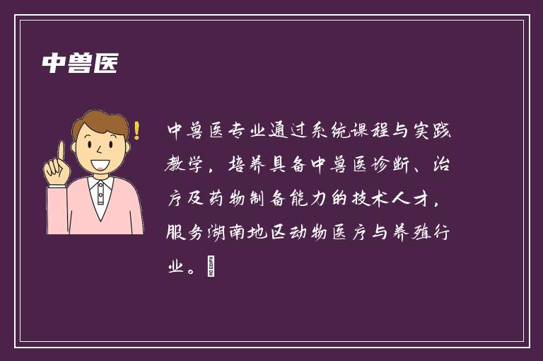 中兽医
